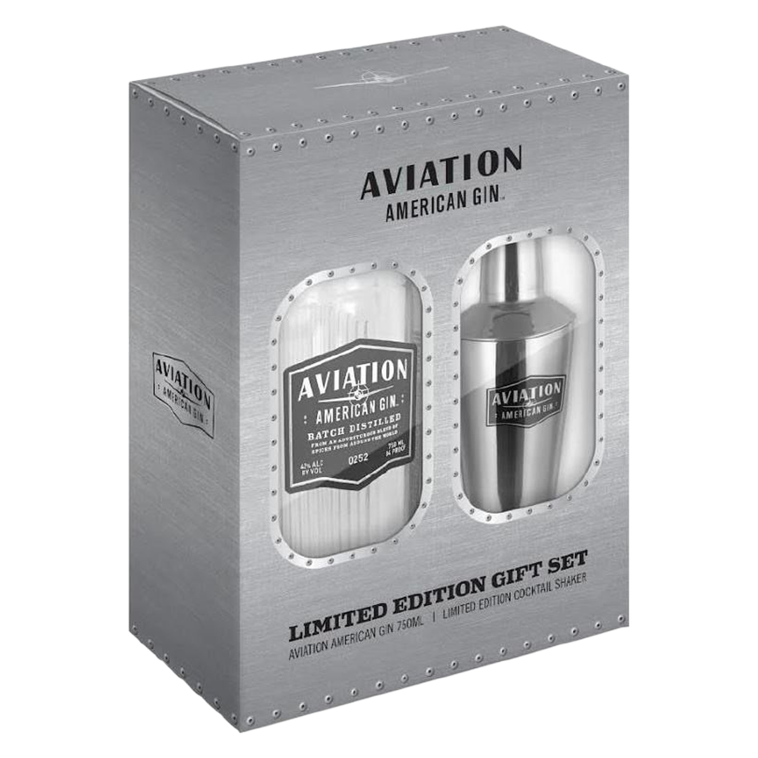 Aviation American Gin Gift Set 750Ml 84 Proof