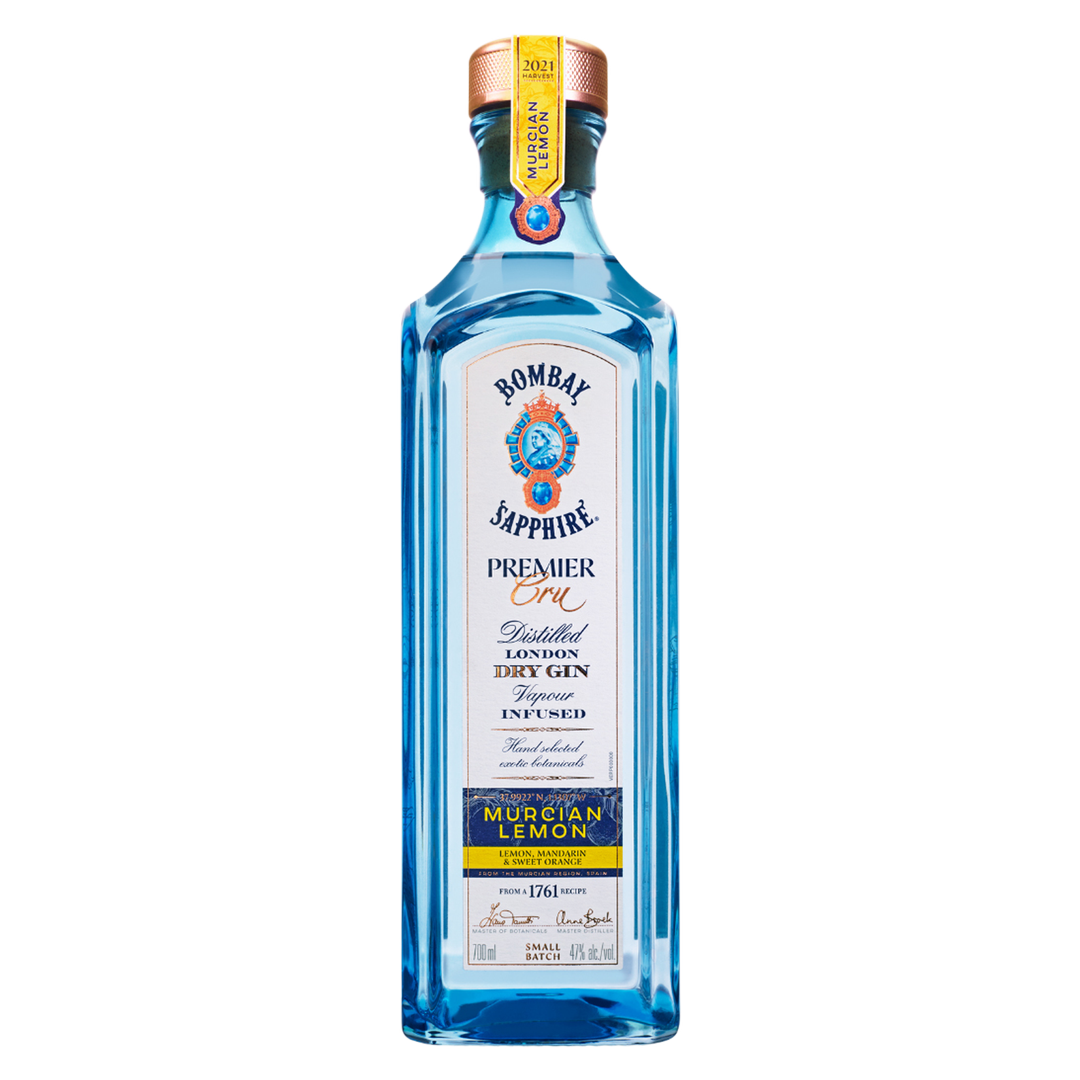 Bombay Sapphire Premier Cru Murcian Lemon Gin 700Ml 94 Proof