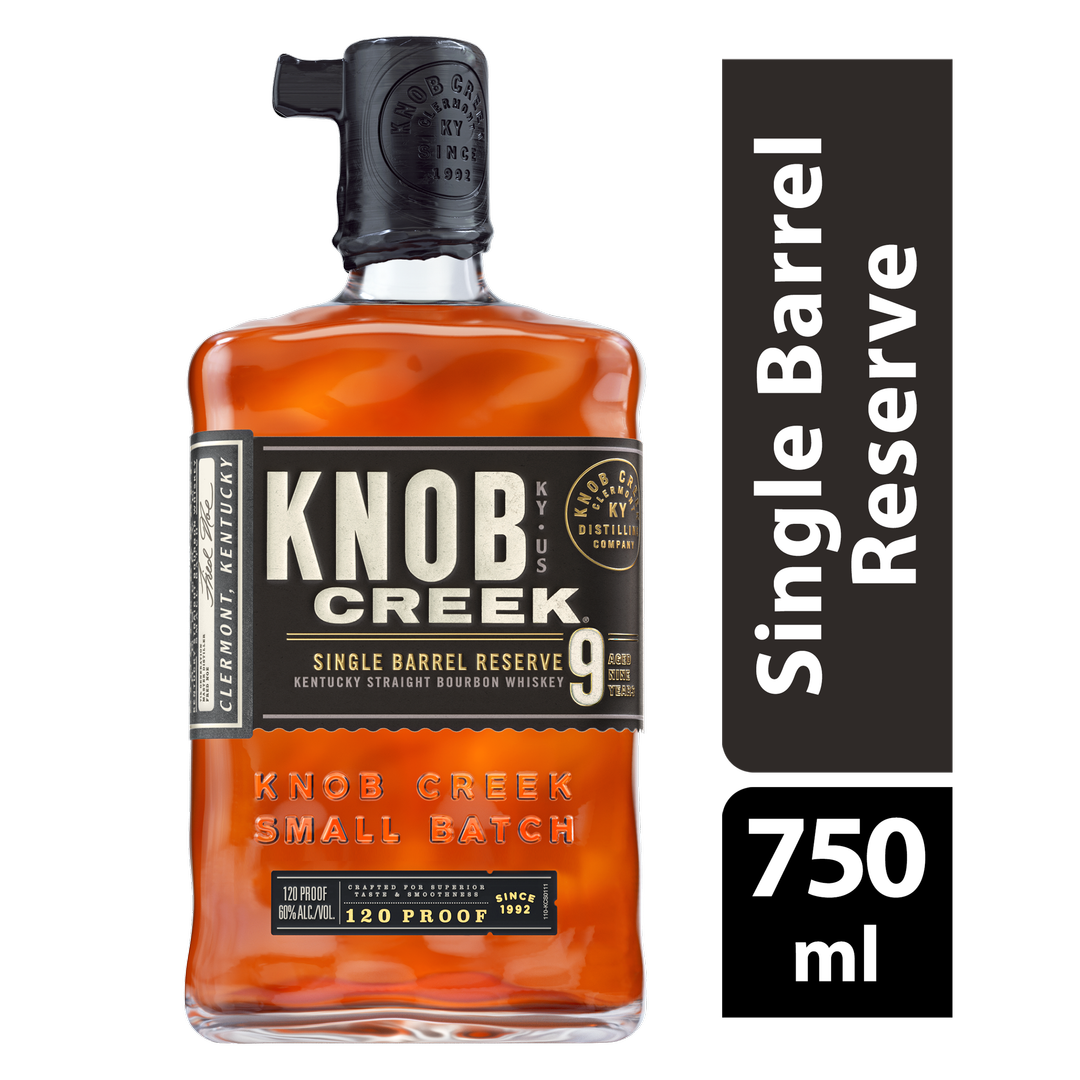 Knob Creek Single Barrel Bourbon Whiskey 750Ml 120 Proof