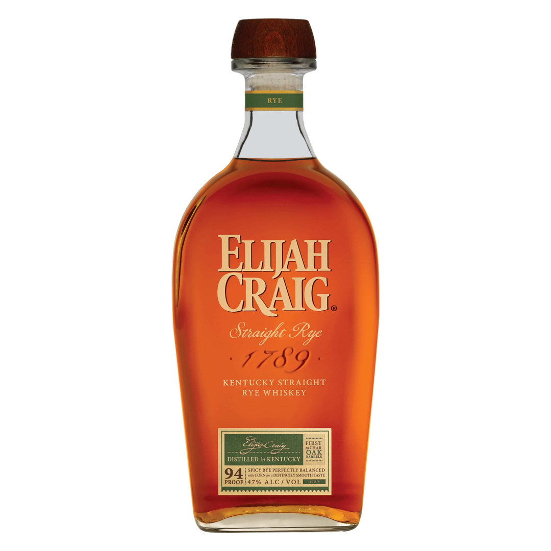 Elijah Craig Straight Rye Whiskey 94Pf 750Ml