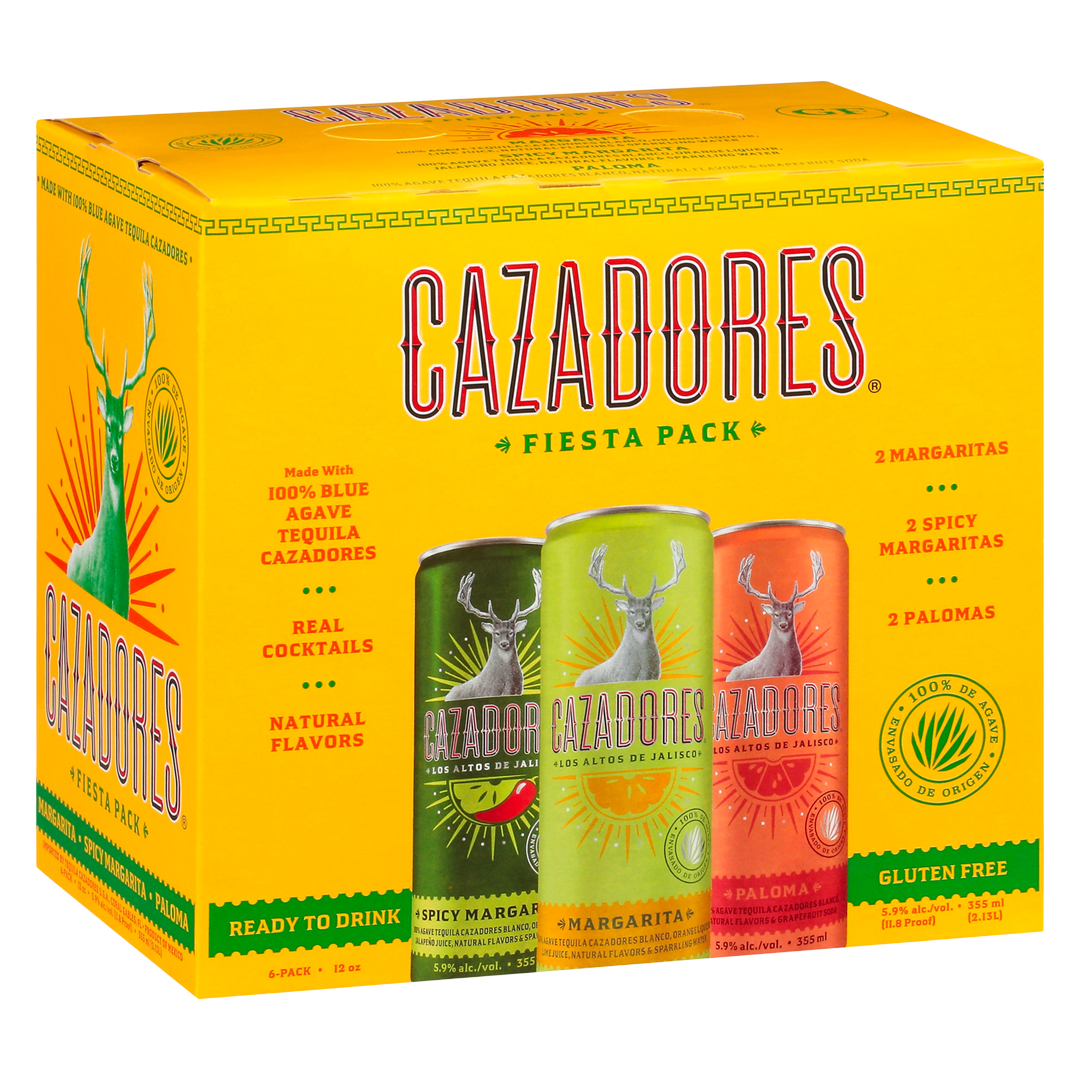Cazadores Fiesta Variety 6 Pack 12Oz 5.9% Abv