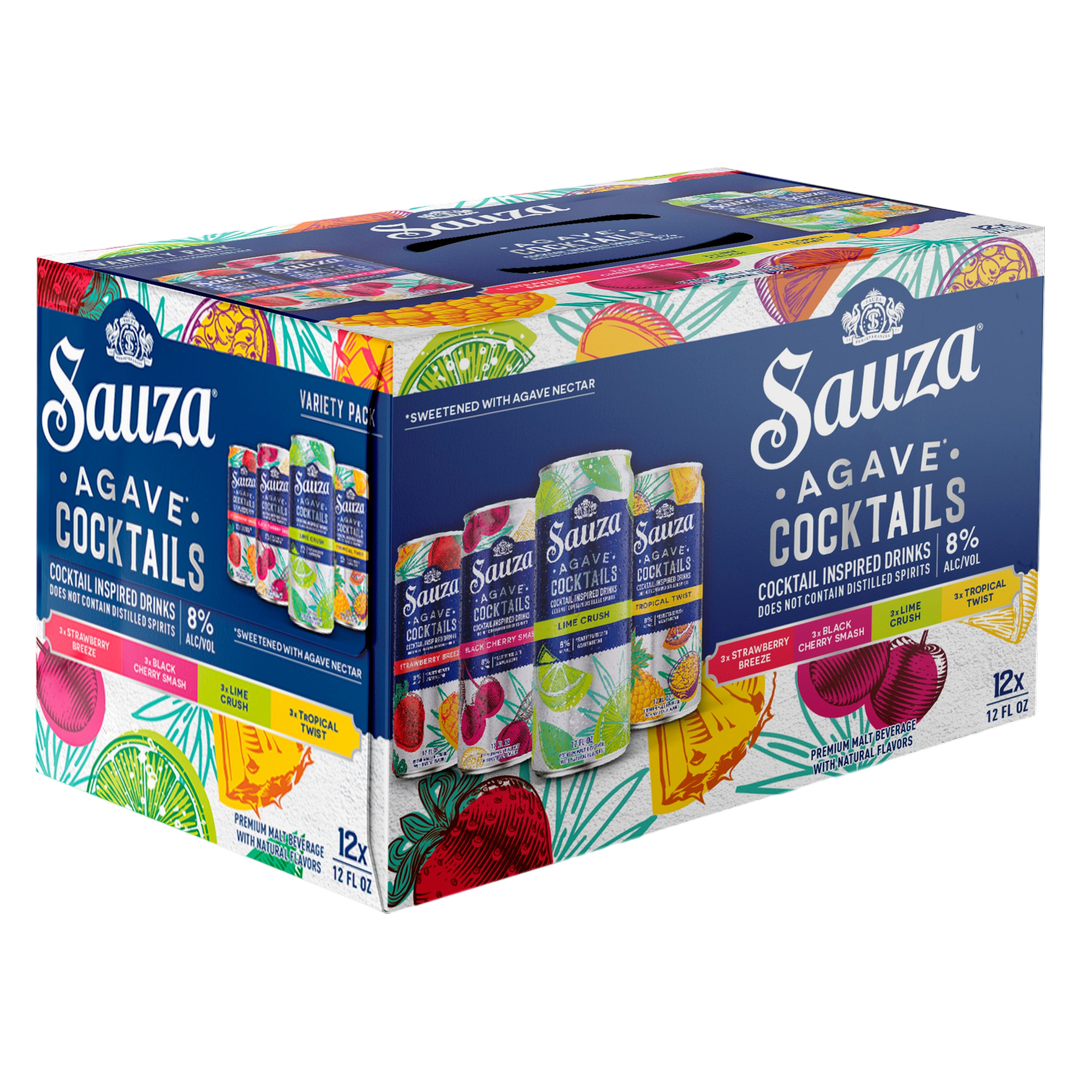 Sauza Agave Cocktails Variety Pack 12 Pack 12Oz Cans