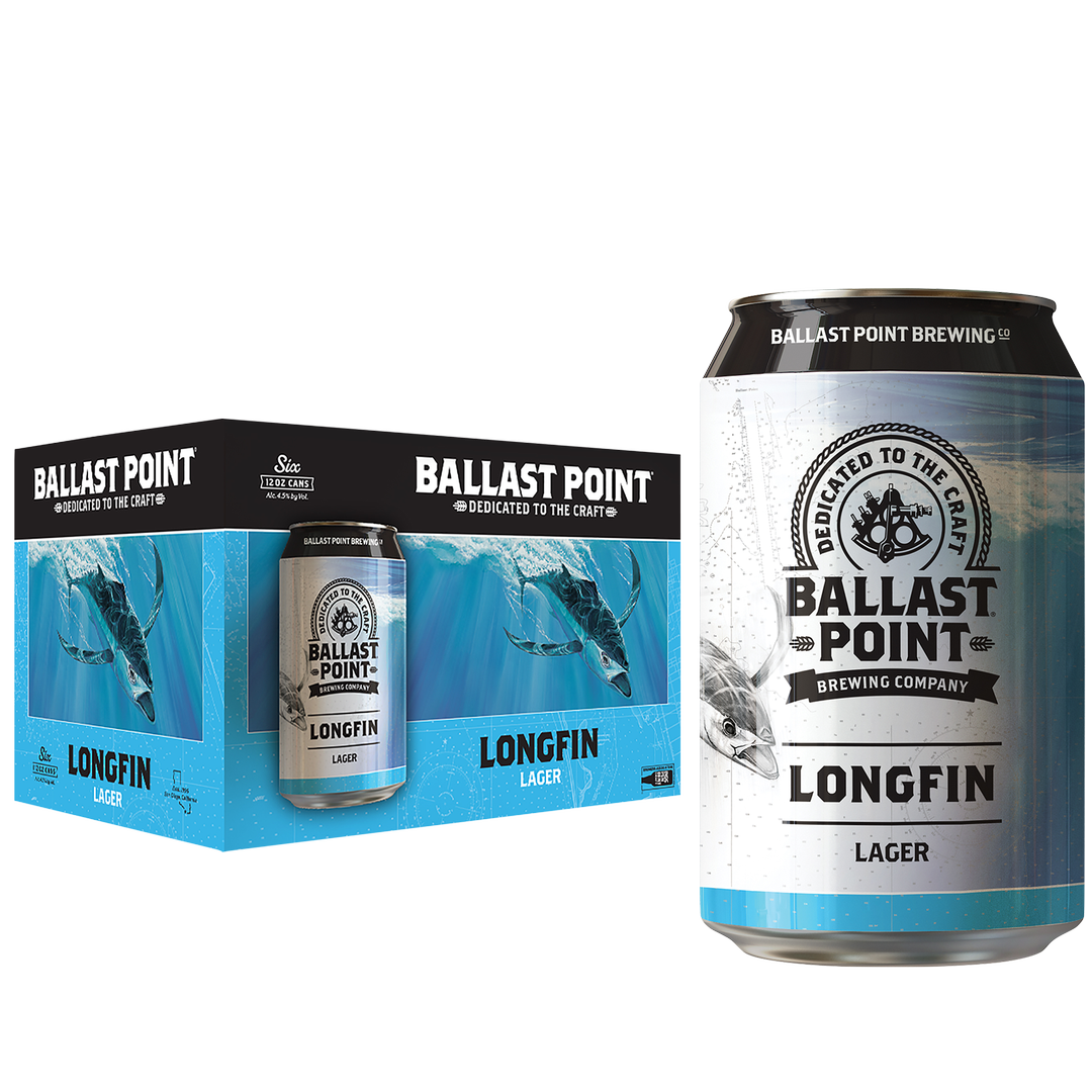 Ballast Point Longfin Lager 6 Pack 12Oz Can