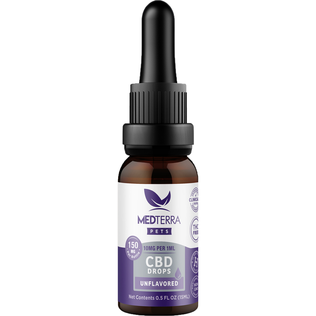 Medterra Pet Cbd Unflavored Drops 150Mg 15Ml | Gopuff