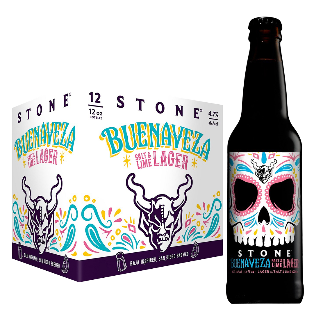 Stone Brewing Buenaveza Salt & Lime Lager 12 Pack 12Oz