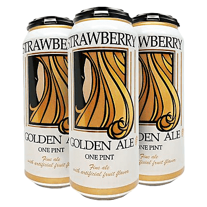 Belmont Brewing Strawberry Golden Ale 4 Pack 16Oz Can