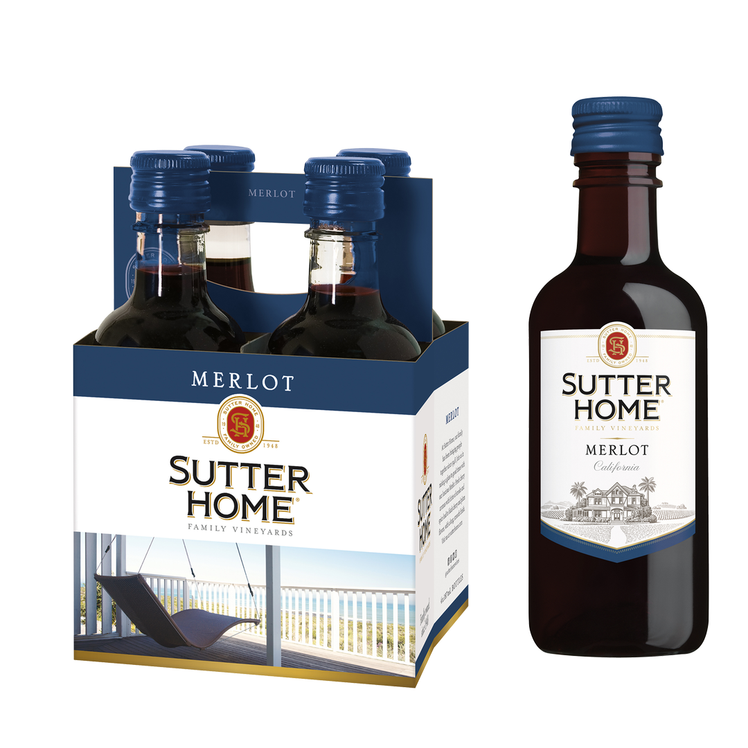 Sutter Home Merlot 4 Pack 187Ml