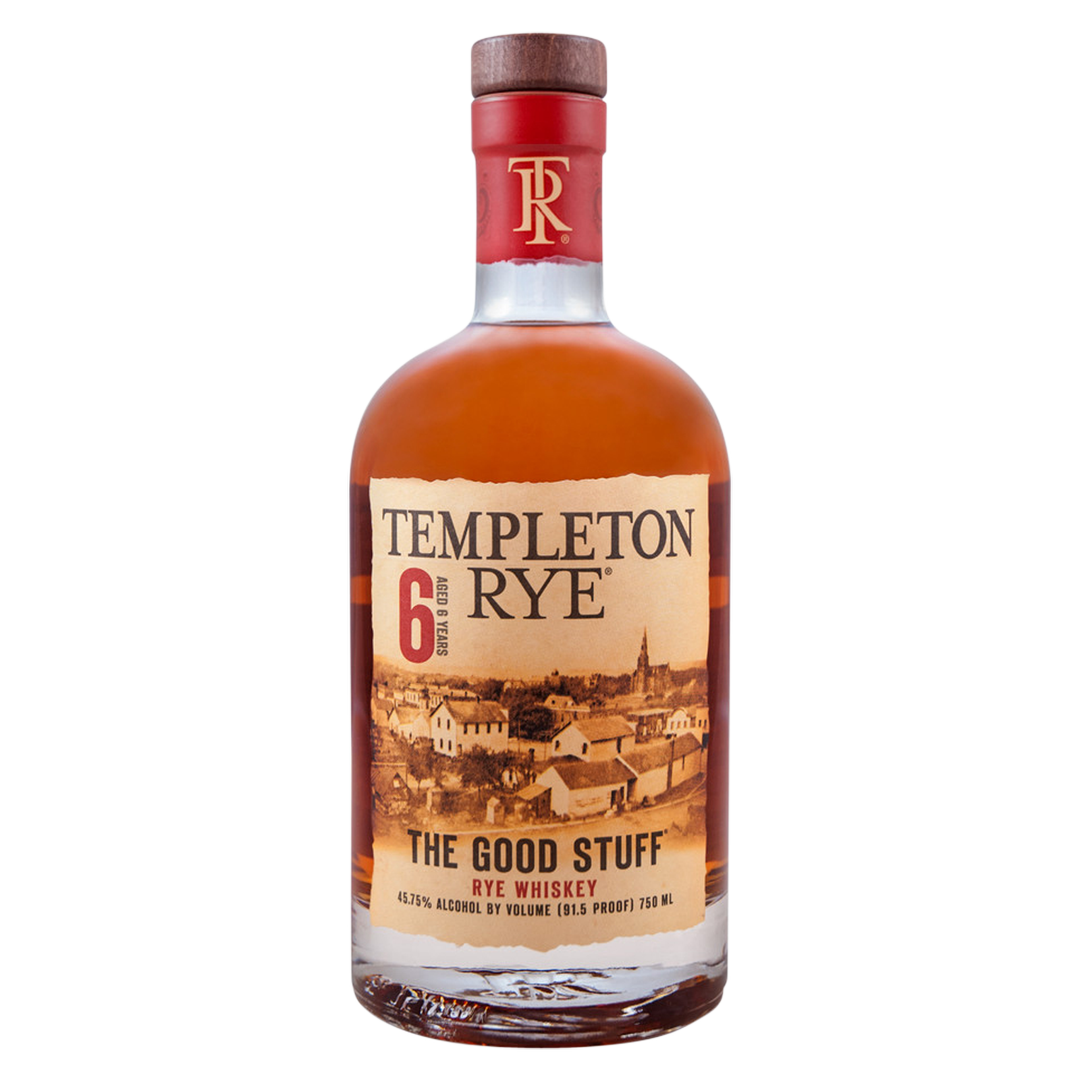Templeton Rye Whiskey 6 Yr 750Ml 92 Proof