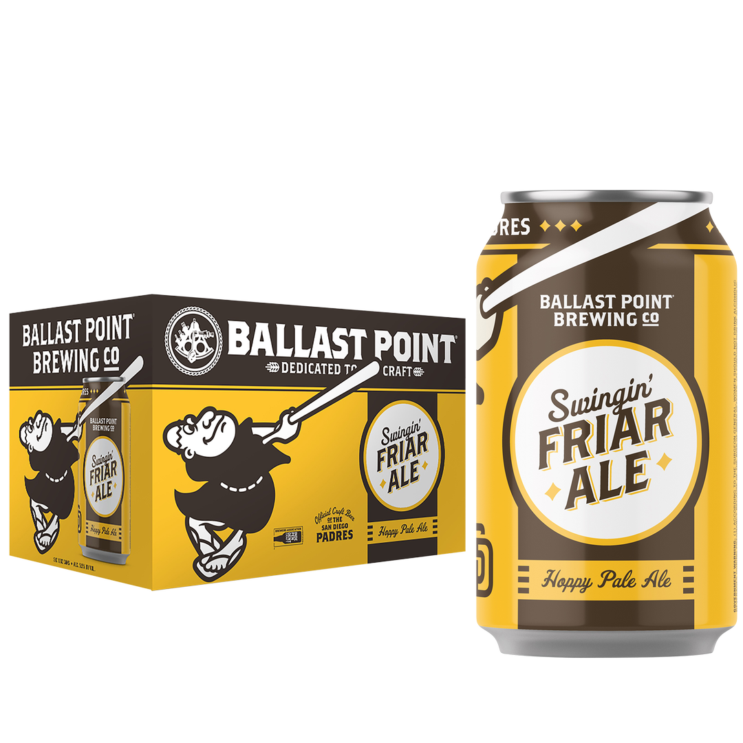 Ballast Point Brewing Swingin' Friar Ale 6 Pack 12Oz Can