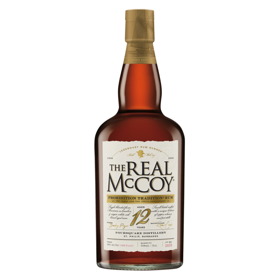 The Real Mccoy 12 Yr Prohibition Tradition Rum 750Ml 100 Proof