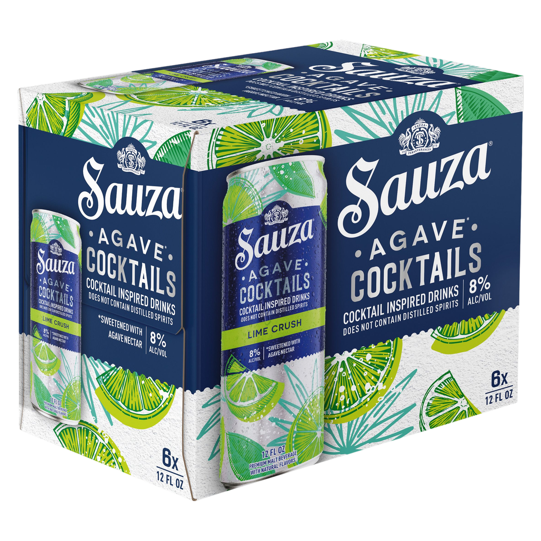 Sauza Agave Cocktails Lime Crush 6 Pack 12Oz Cans