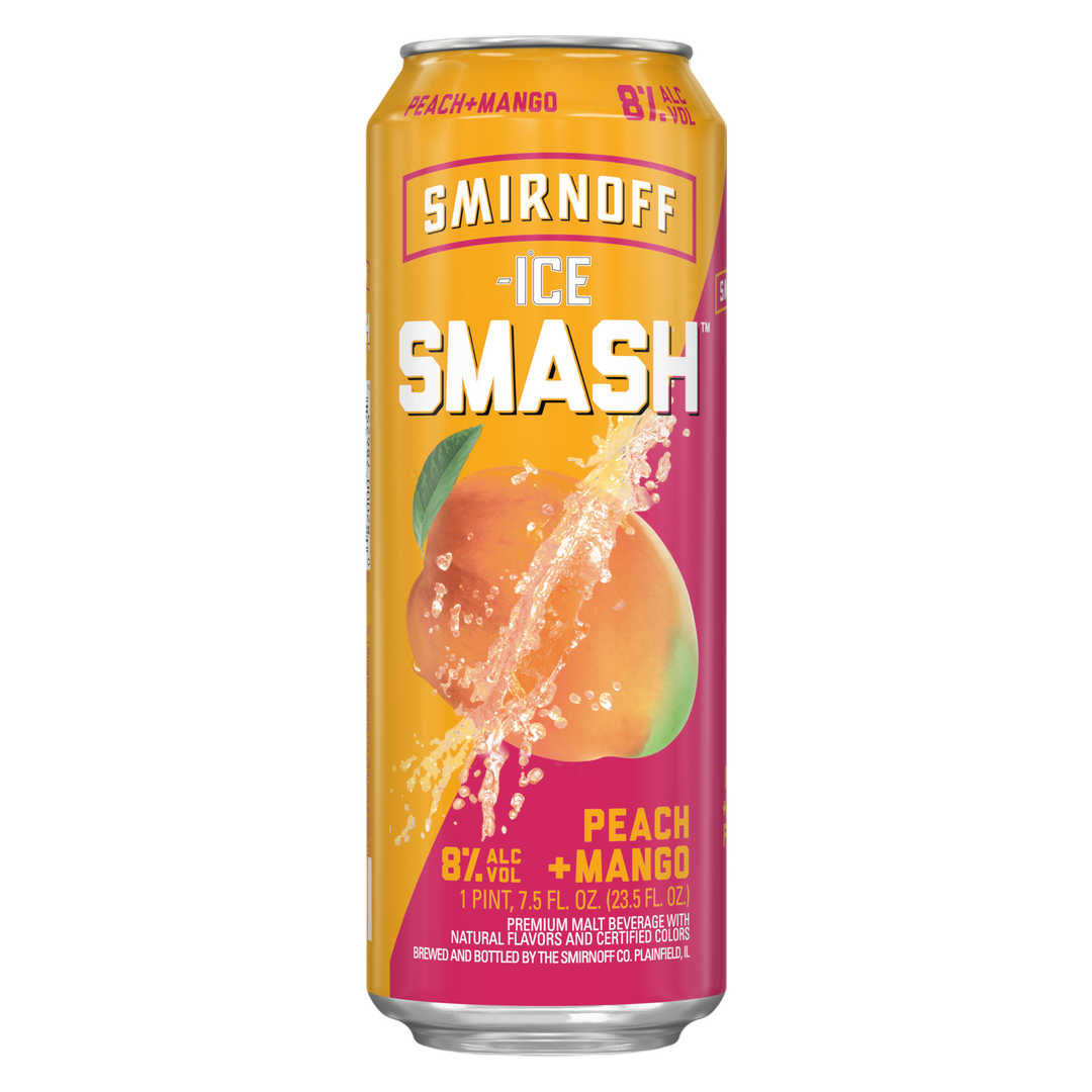 Smirnoff Ice Smash Peach Mango Single 23.5Oz Can