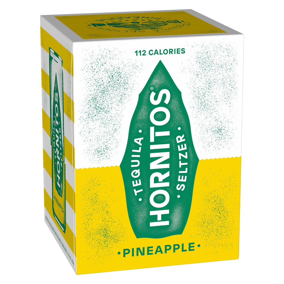 Hornitos Pineapple Tequila Seltzer 4 Pack 12Oz Cans