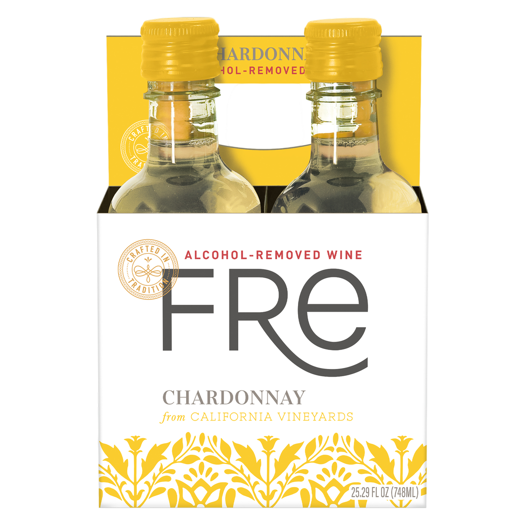 Sutter Home Fre Alcohol-Removed Chardonnay 4 Pack 187Ml Btls