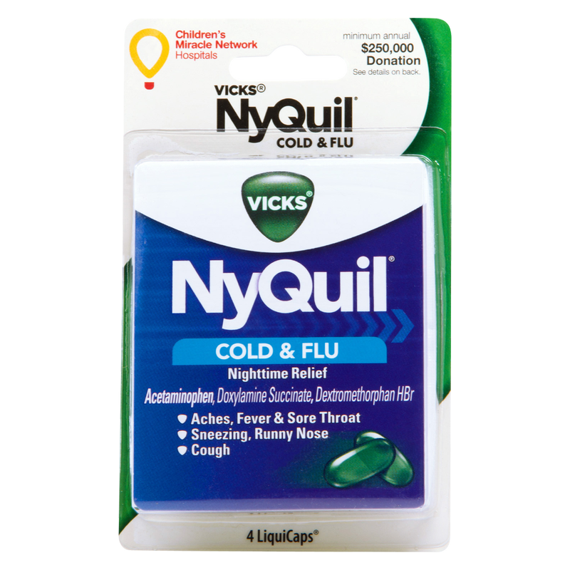Vicks NyQuil Cold & Flu Tablets 4ct