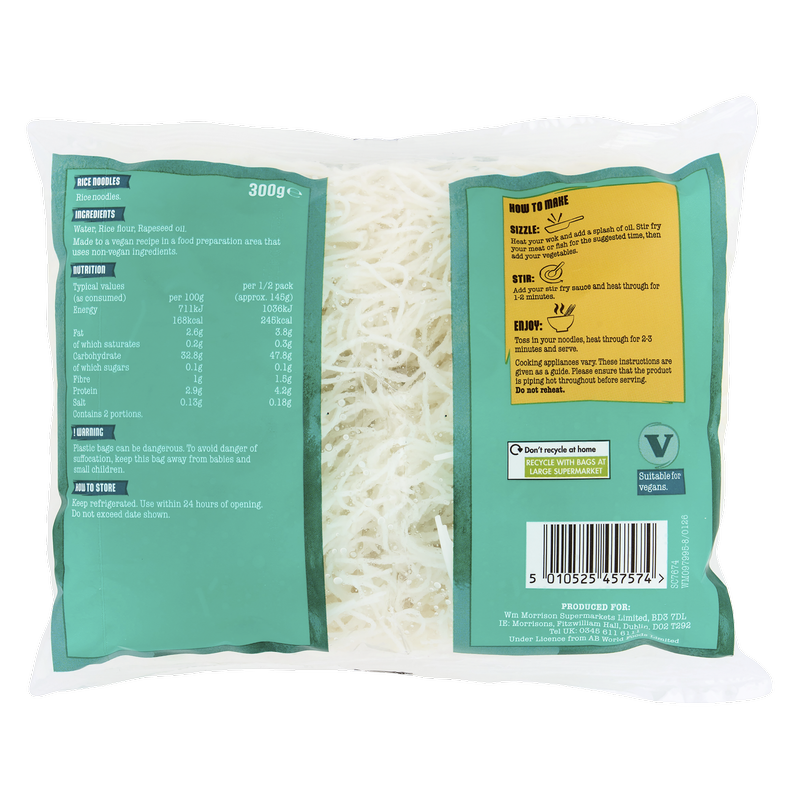 Blue Dragon Fresh Rice Noodles Wok Ready, 300g