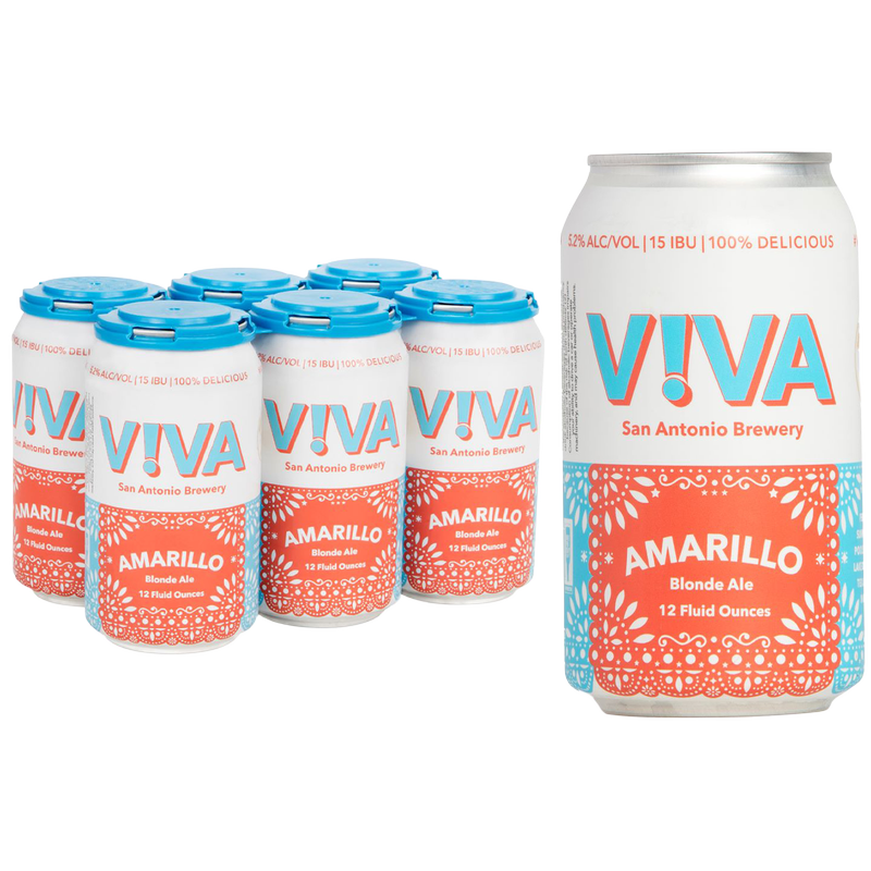 Viva Amarillo Blonde Ale 6pk 12oz Can 5.2% ABV