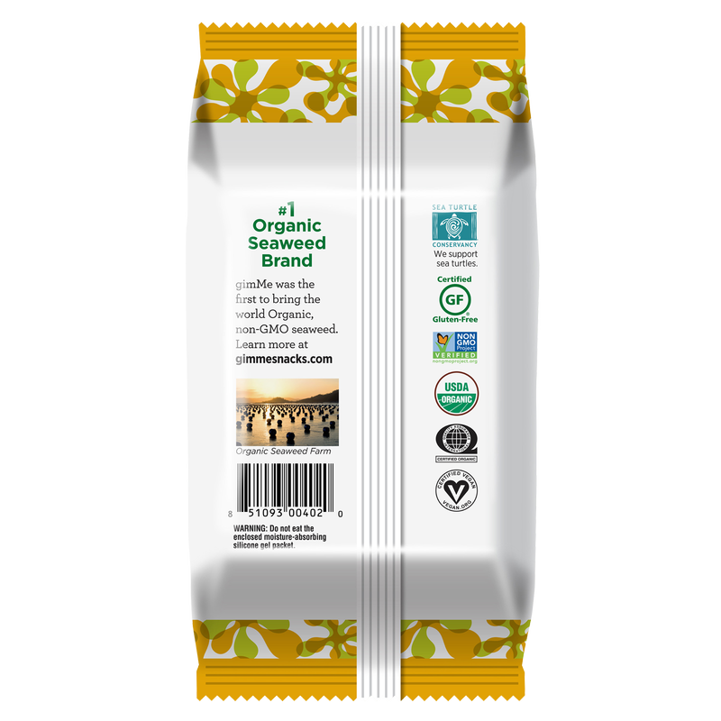 Gimme Organic Toasted Sesame Seaweed Chips 0.17oz