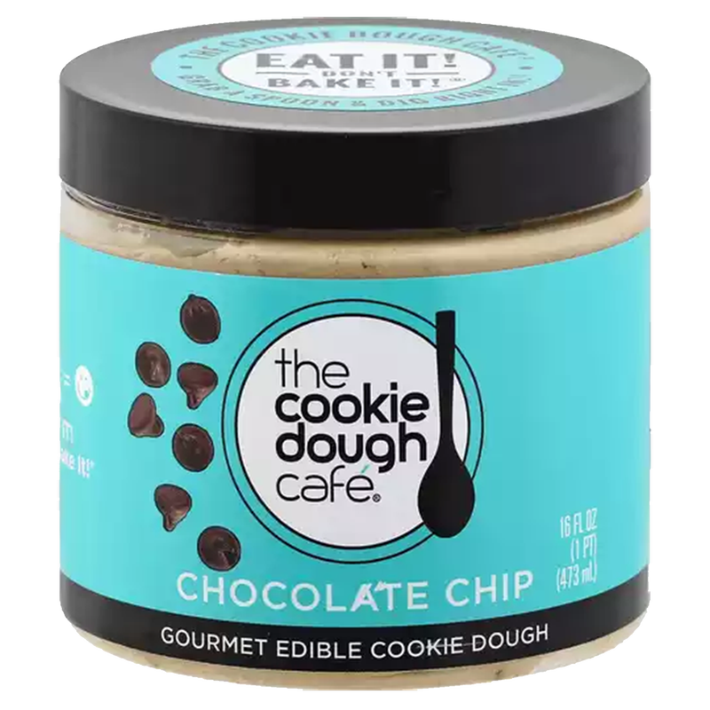 The Cookie Dough Cafe Chocolate Chip Gourmet Edible Cookie Dough 16oz