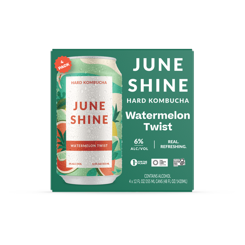 JuneShine Watermelon Twist 4pk 12oz Can