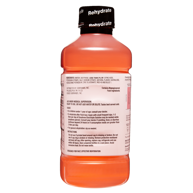 Goodnow Electrolyte Solution Strawberry 1L