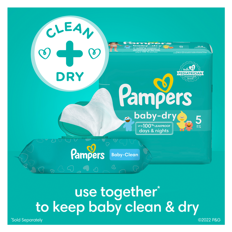 Pampers Baby Wipes Baby Fresh Scent 3X Pop-Top 216ct