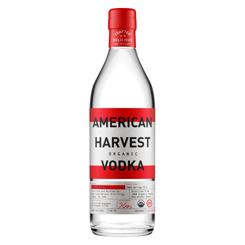 American Harvest Red Organic Vodka 750ml