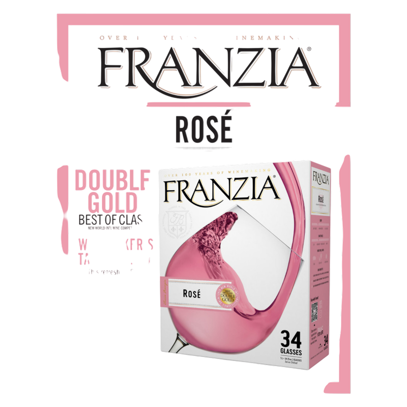 Franzia Vintner Select Rose Wine 5 Liter Box