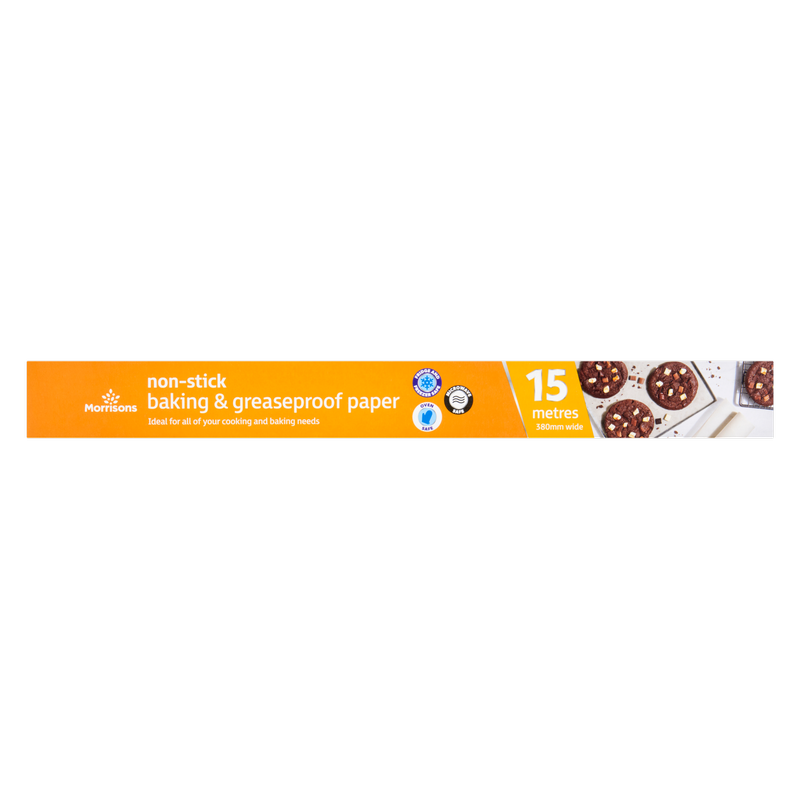 Morrisons Baking Paper 15m, 1pcs