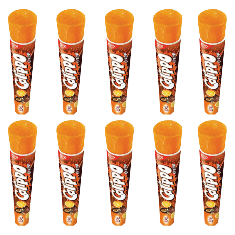 Calippo Orange Ice Lolly, 10 x 105ml