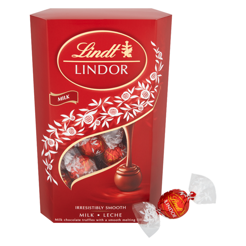 Lindt Lindor Milk Chocolate Truffles Box, 337g