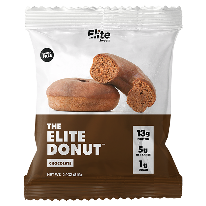 Elite Sweets Keto Friendly Chocolate Donut 3oz