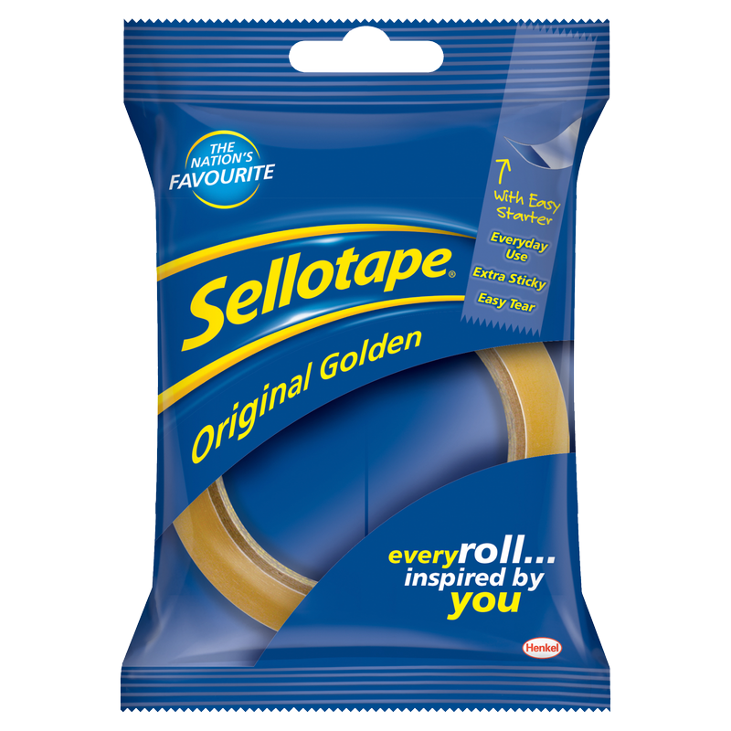 Sellotape Golden Tape 24mmx50m, 1pcs