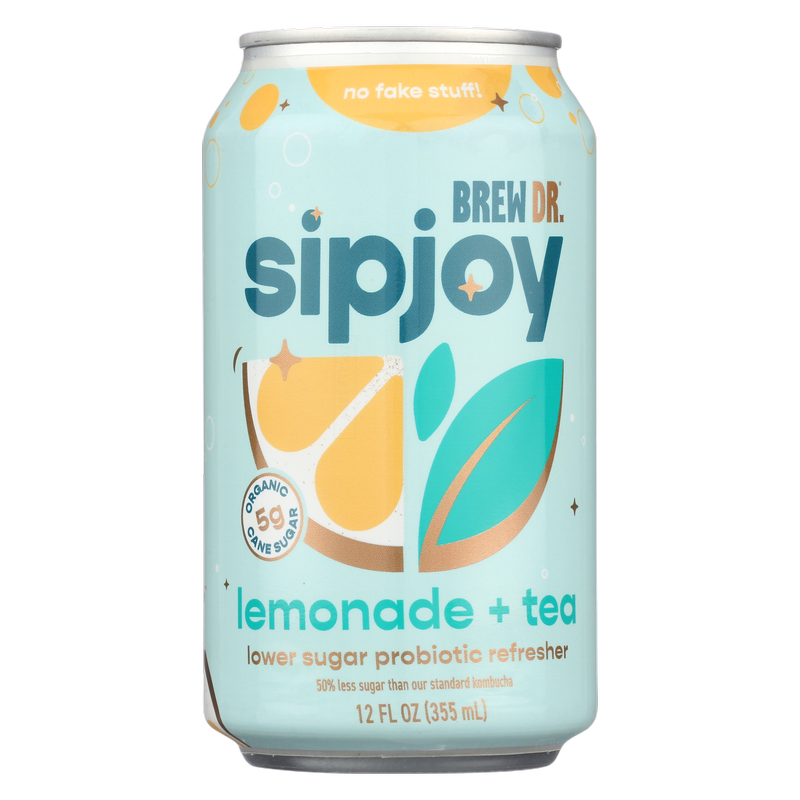 Brew Dr. Sipjoy Lemonade & Tea 12oz can