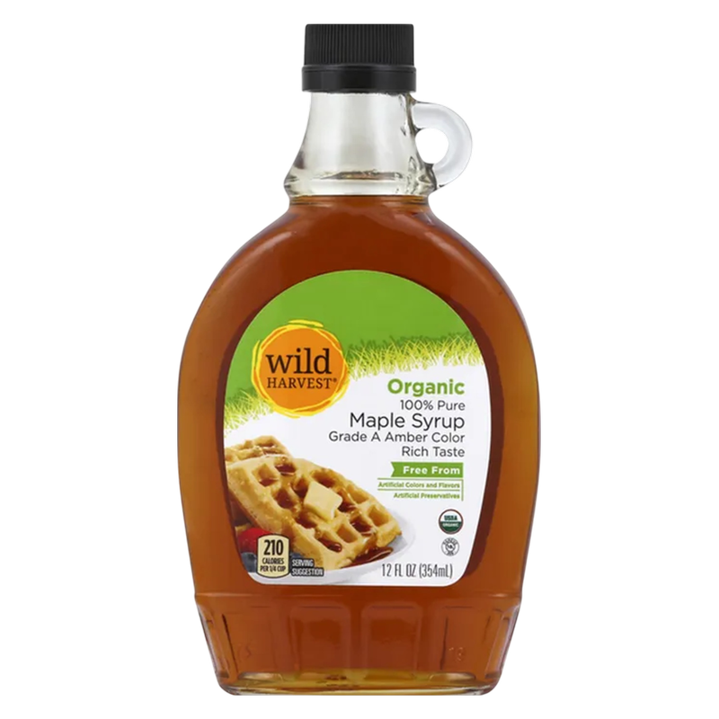 Wild Harvest Organic Maple Syrup, 12oz. 