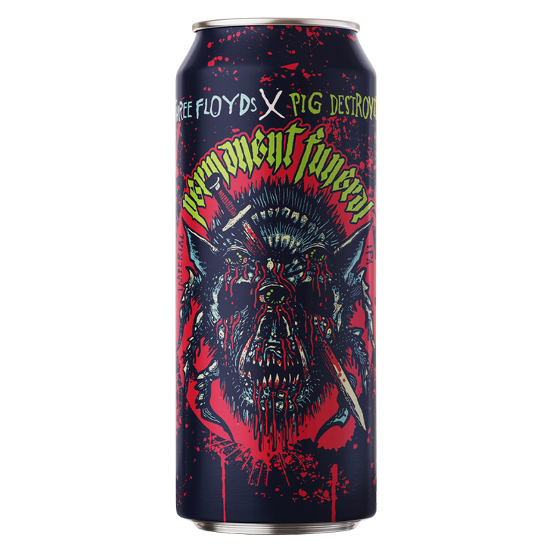 Three Floyds Brewing Permanent Funeral DIPA 4pk 16oz Can 10.5% ABV