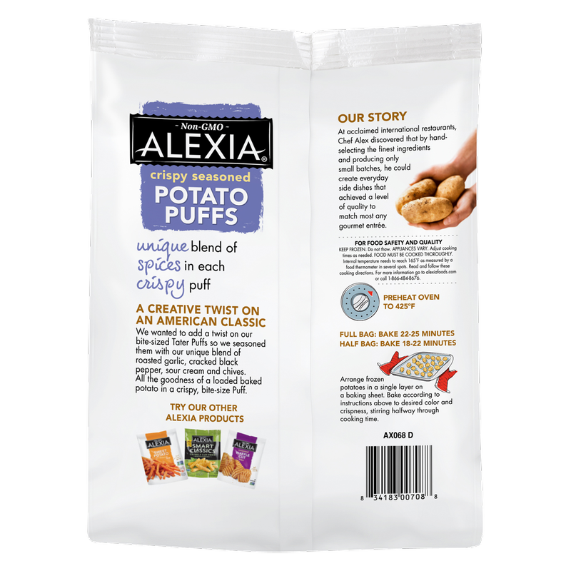 Alexia Crispy Seasoned Potato Puffs 19oz