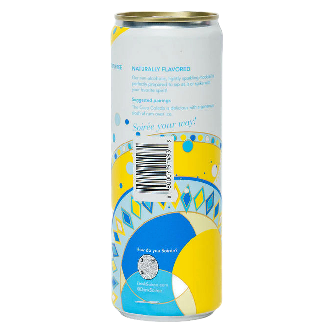 Soiree Cool Breeze Non Alcoholic Mocktail 4pk 12oz Can