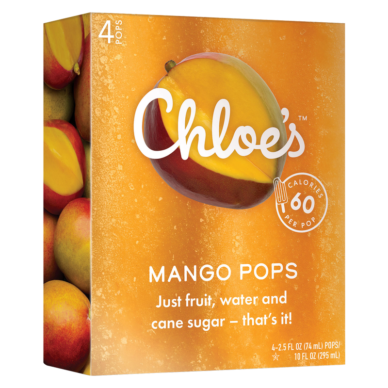 Chloe's Mango Fruit Pops 4ct