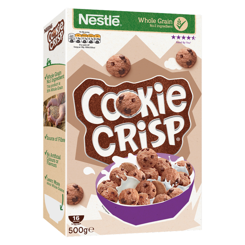 Cookie Crisp Chocolatey Chip Cookie Cereal, 500g