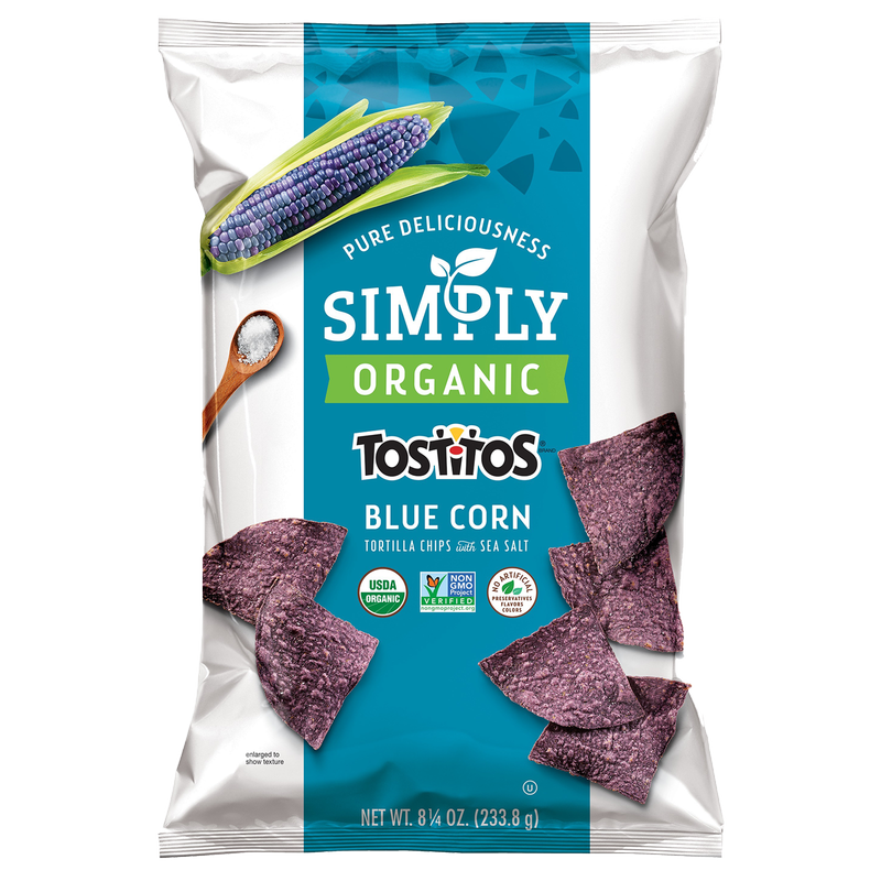 Tostitos Simply Organic Blue Corn Tortilla Chips 8.25oz