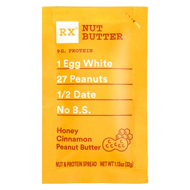RxBar RX Nut Butter Honey Cinnamon Peanut Butter 1.13oz