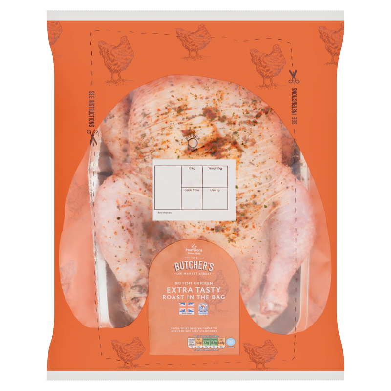 Morrisons British Extra Tasty Whole Chicken, 1.6kg