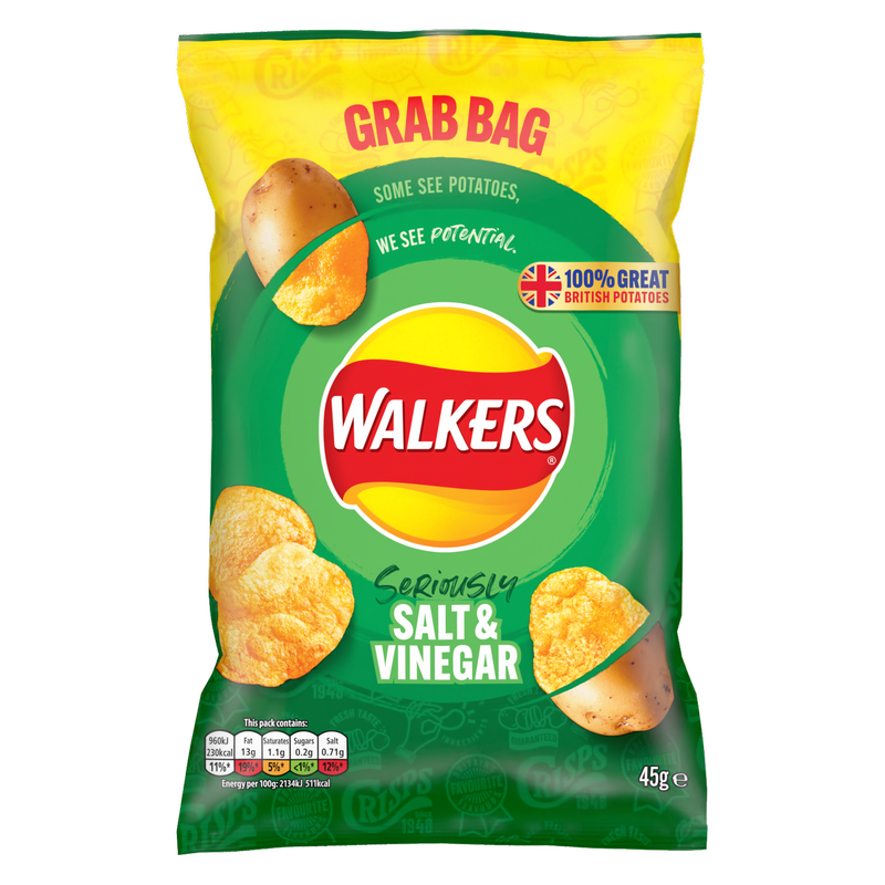 Walkers Salt & Vinegar, 45g