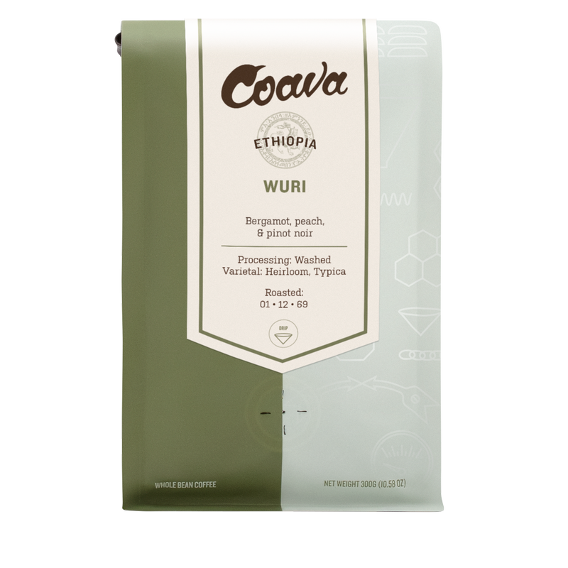 Coava Coffee Roasters Wuri Eithiopia 300g Bag