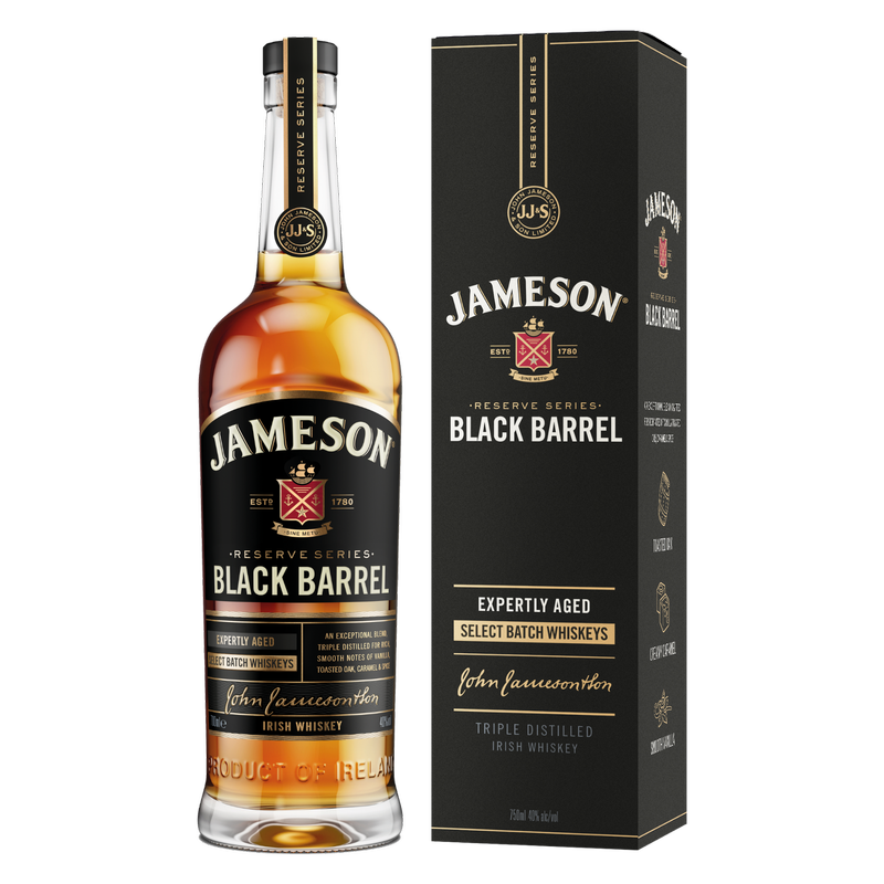 Jameson Black Barrel Irish Whiskey, 70cl