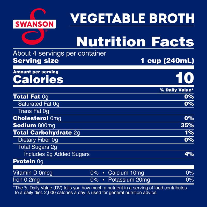 Swanson Vegetable Broth, 32 fl. oz. Delivered In As Fast As 15 Minutes Gopuff