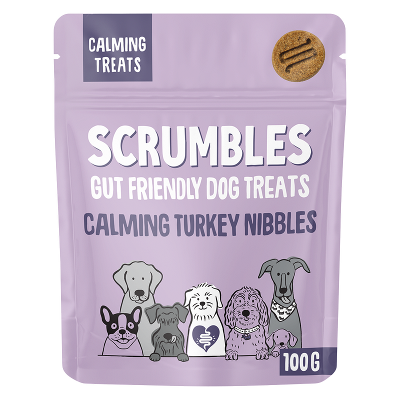 Scrumbles Training Treats Turkey Calming Nibbles, 100g