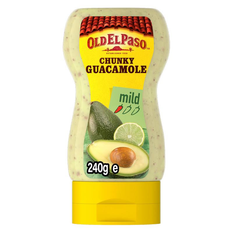 Old El Paso Chunky Guacamole Mild, 240g