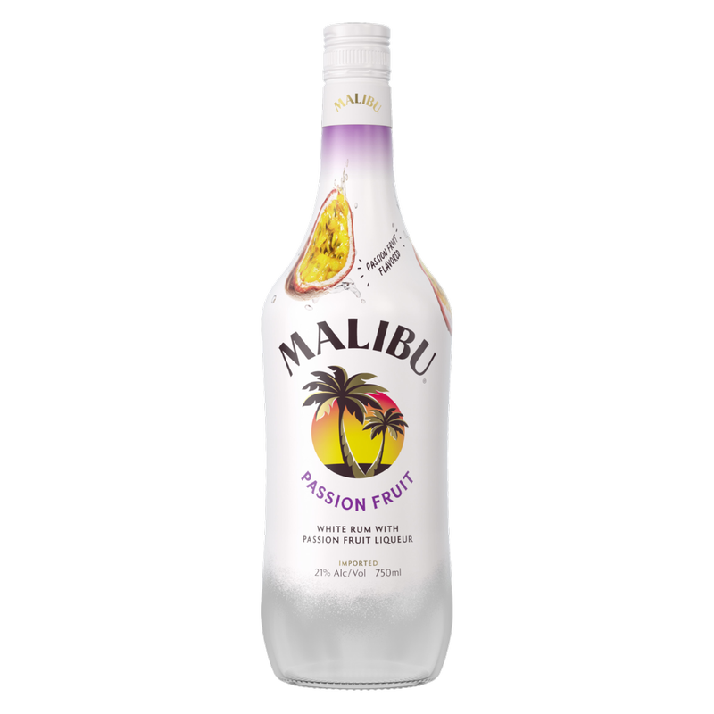 Malibu White Rum with Passion Fruit Liqueur 750mL (42 proof)